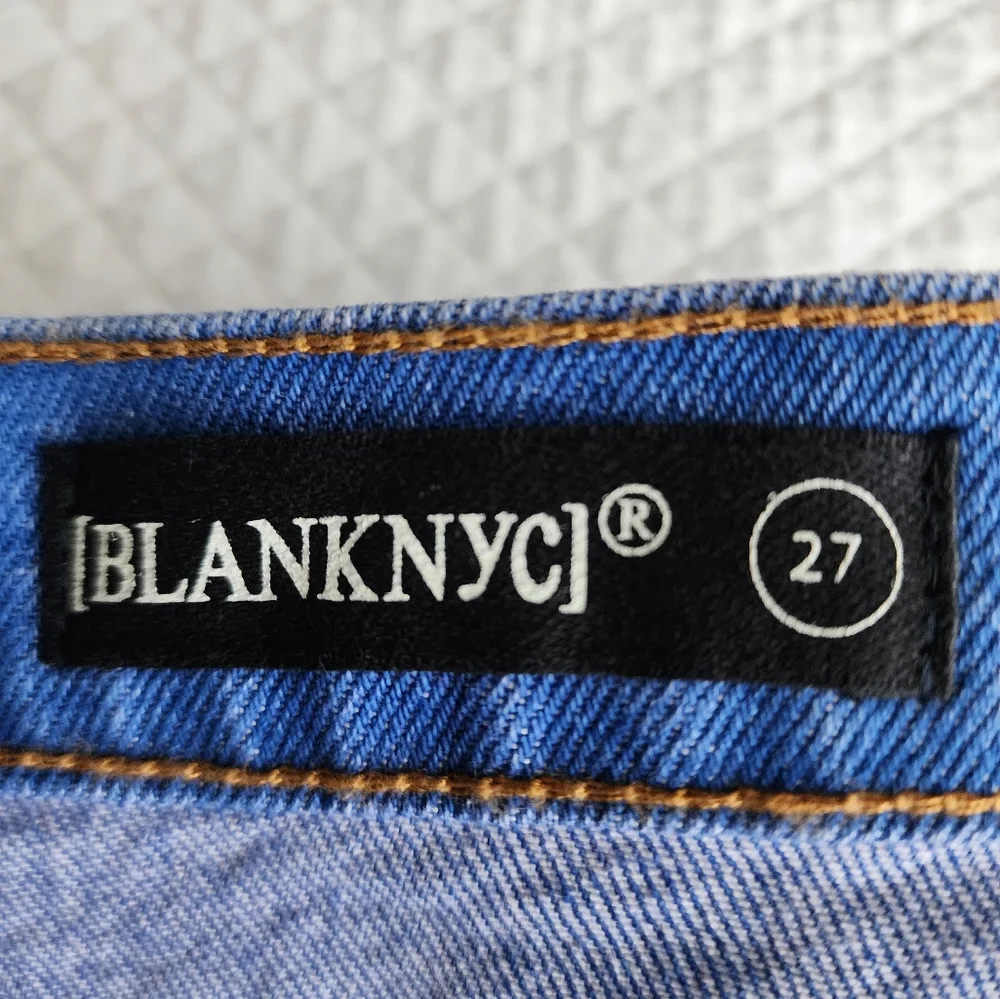 BLANKNYC High wasted,never worn mini skirt. Intense sky blue. 100% soft cotton. - Picture 10 of 10
